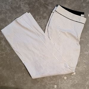 BNWT WHBM striped dress office evening pants